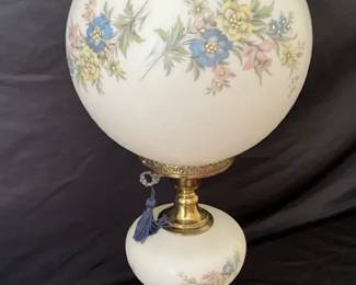 Floral Decorated Parlor Lamp