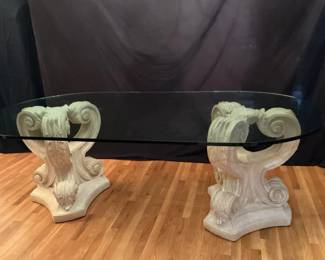 Glass Top Table