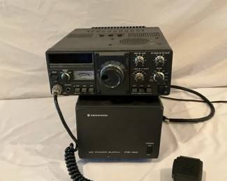 Kenwood Transceiver And Power Supply