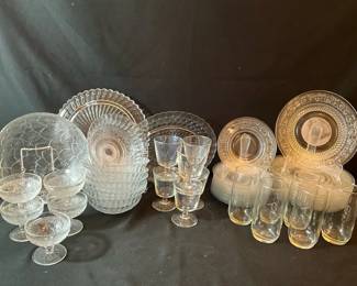 Malaysia Pressed Glass And Friends