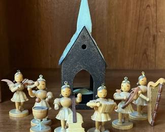 Erzgebirge Angel Band Figurines