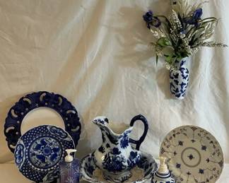 Blue And White Plates And More