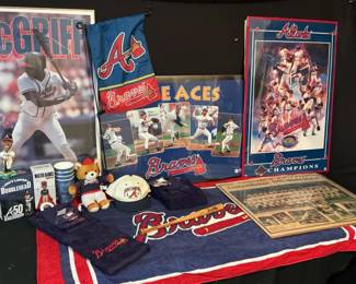 90s Early 2000s Braves Memorabilia