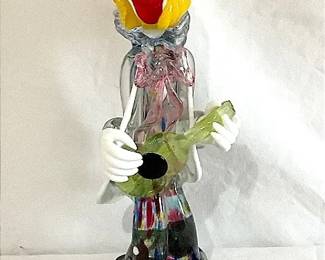 Murano Vintage Glass Clown 