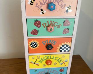 Little jewelry box $ 24.00
5.5”w 4”d 12”t