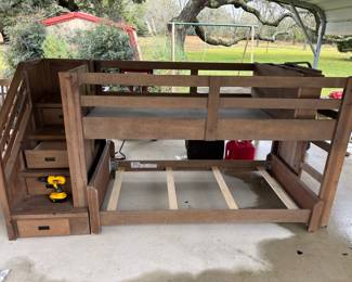 Bunk beds with storage steps $
108.5”L 46”d 53”t