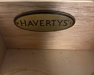 Havertys Black Wood Desk 5 drawer & bookshelves $450.00
69”L 32”w 30”t