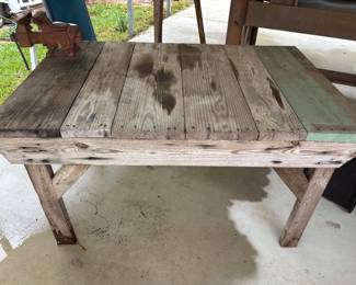 Work bench w vise $
59.5”L 38.5”d 33.5”t