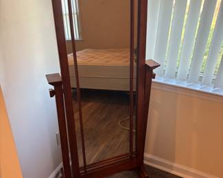 Floor Mirror $ 90.00
25”w 16”d 60”t