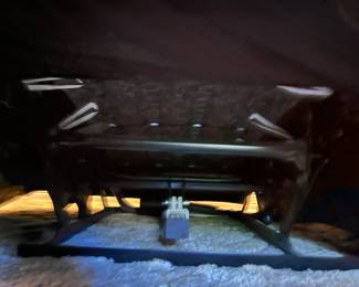 Brown dual electric Love Seat with Console. $600.00
84 w 34 d 40 h