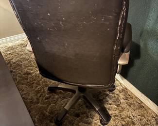 (2) black rolling office desk chairs 
$60.00 each