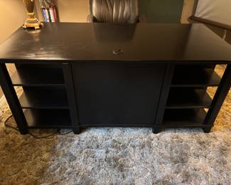 Havertys Black Wood Desk 5 drawer & bookshelves $450.00
69”L 32”w 30”t