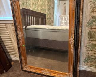 Large Black and gold mirror $100.00
46”x 34”
