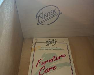 Oak Gentleman’s Chest by “Arbek”.
$ 275.00.            46”w 17”d 54”t