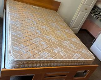 MCM Haywood Wakefield Full size bed headboard & footboard $ 250.00
Sealy Posturpedic  mattress 