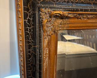 Large Black and gold mirror $100.00
46”x 34”