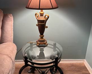 Glass Top green metal base End Tables
$ 60.00 each