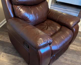 Faux Leather Rocker/ Recliner $250.00
41”w 36”d 38”t