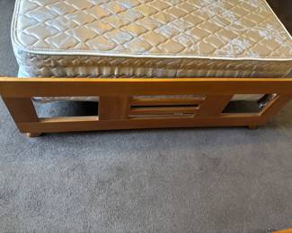 MCM Haywood Wakefield Full size bed headboard & footboard $ 250.00
Sealy Posturpedic  mattress 