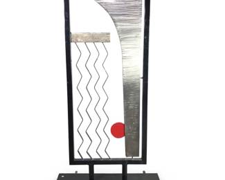 Michael Roanhorse Welded Abstract Sculpture
