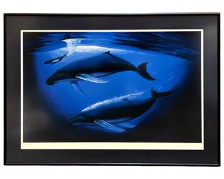 Signed Wyland “Sea of Life" Lithograph
