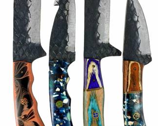 4pc Hand Forged Knives
