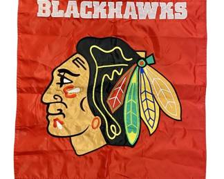 Vintage Chicago Blackhawks Banner
