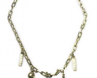 Rare Tiffany & Co. Sterling Silver Charm Necklace
