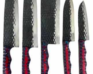 5pc Hand Forged Chef’s Knives
