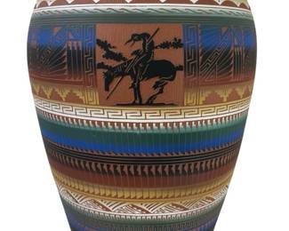 Large Rick/Mary Etsitty Dine Navajo Pot
