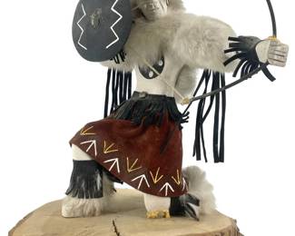 Signed Paulmi Yazzie “Buffalo Warrior" Kachina
