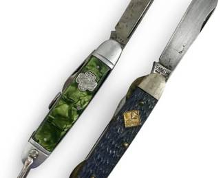 2pc UTICA & Callimus Pocket Knives
