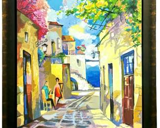 Alexander Grinshpun Untitled 5 Serigraph on Board
