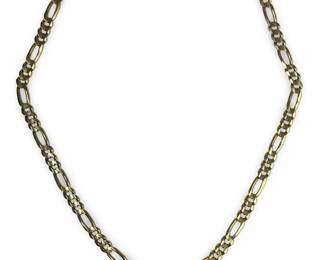 Classic 10KT Yellow Gold Figaro Link Chain
