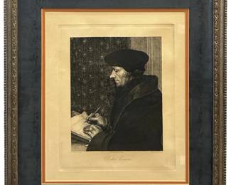 Félix Bracquemond after Hans Holbein Etching
