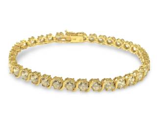 Imperial 14Kt Yellow Gold Golf Bracelet
