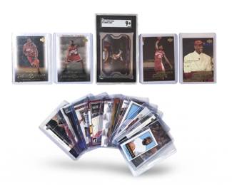 (16) Assorted Lebron James Basketball Trading
