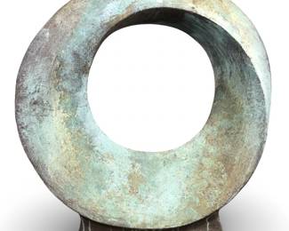 Huge Charles Sherman Infinity Ring Sculpture
