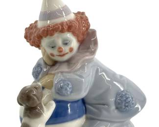 Lladró Porcelain “Pierrot with Puppy"
