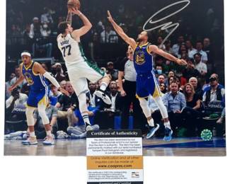 Autographed Luka Doncic Certified Photo
