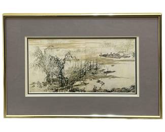 Antique Tai Chin Chinese Ming Dynasty Ink Painting
