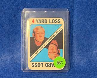 1971 Topps, Terri Bradshaw game card