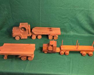 handmade wooden semis