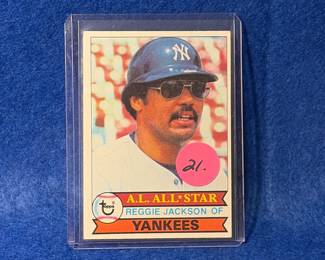 1979 Topps Reggie Jackson card