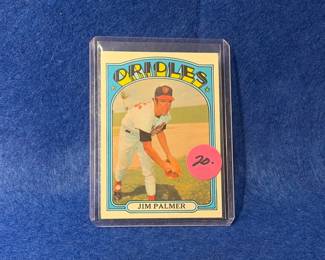 1972 Topps, Jim Palmer card