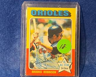 1975 tops Brooks Robinson card