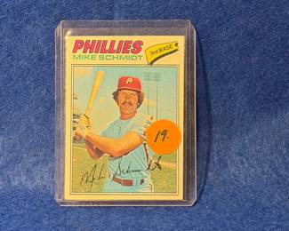 1977 Topps, Mike Schmidt card