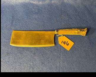 13 inches handcrafted Cleaver with Bone handle