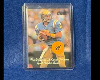 1994 Troy Aikman 23 karat gold promo card