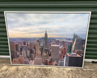 39 x 55 framed New York City picture